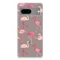 Google Pixel 7 | TPU Hoesje | Flamingo