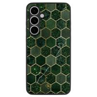 Samsung Galaxy S24 FE hoesje - Kubus groen