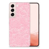 Samsung Galaxy S22 TPU Case White Flowers