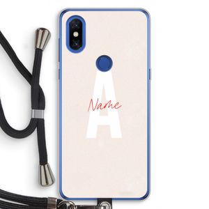 Strawberry Milkshake: Xiaomi Mi Mix 3 Transparant Hoesje met koord