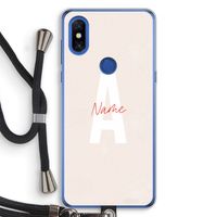 Strawberry Milkshake: Xiaomi Mi Mix 3 Transparant Hoesje met koord