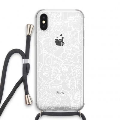 Vexx City #2: iPhone XS Transparant Hoesje met koord