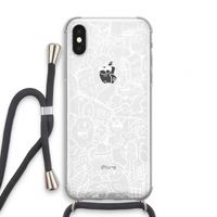 Vexx City #2: iPhone XS Transparant Hoesje met koord