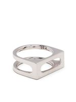 Tom Wood bague Single Cage - Argent