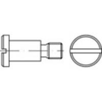 TOOLCRAFT 1063134 Platkopschroeven M8 6 mm Sleuf DIN 923 RVS 100 stuk(s) - thumbnail