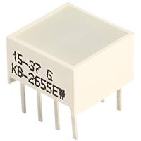 Kingbright KB-2655EW LED-bargraph 4-voudig Rood (l x b x h) 9.94 x 9.94 x 6.12 mm