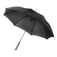Automatische paraplu 102 cm doorsnede zwart   - - thumbnail