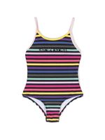 SONIA RYKIEL ENFANT maillot de bain colour block à logo en relief - Noir