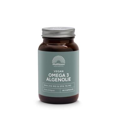 Vegan omega-3 algenolie DHA 210mg EPA 70mg