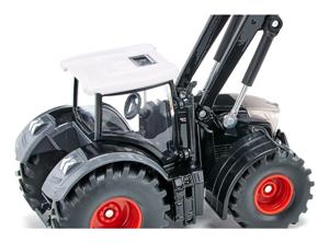 Siku Fendt 942 Vario met voorlader speelgoedtractor 1:50 metaal/kunststof zwart beweegbare shovel en voorlader achter- en voorkoppeling