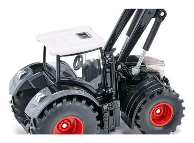 Siku Fendt 942 Vario met voorlader speelgoedtractor 1:50 metaal/kunststof zwart beweegbare shovel en voorlader achter- en voorkoppeling