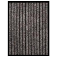 Deurmat 40x60 cm gestreept beige