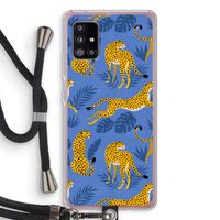 Luipaard: Samsung Galaxy A51 5G Transparant Hoesje met koord