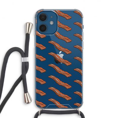 Bacon to my eggs #2: iPhone 12 Transparant Hoesje met koord
