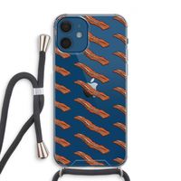Bacon to my eggs #2: iPhone 12 Transparant Hoesje met koord
