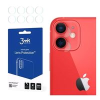 3MK Hybride iPhone 12 Mini Camera Lens Beschermer van Gehard Glas - 4 St.