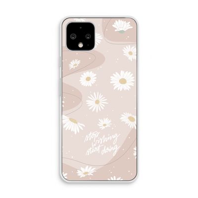 Daydreaming becomes reality: Pixel 4 Transparant Hoesje