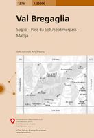 Wandelkaart - Topografische kaart 1276 Val Bregaglia | Swisstopo - thumbnail