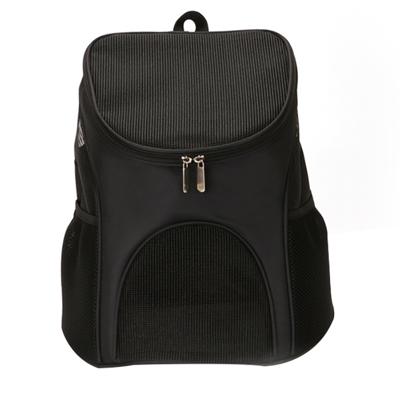 Portable opvouwbare nylon ademende pet carrier rugzak maat: 45 x 36 x 31cm (zwart)