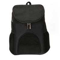 Portable opvouwbare nylon ademende pet carrier rugzak maat: 45 x 36 x 31cm (zwart)
