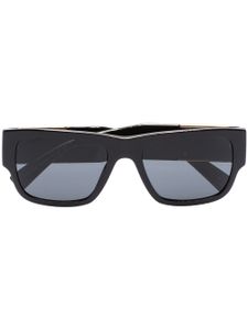 Versace Eyewear lunettes de soleil à monture rectangulaire - Noir