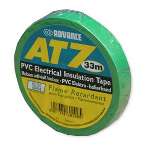 Advance Tapes AT7 PVC tape 15mm 33m groen
