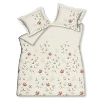 Vandyck Fleurine cream tan dekbedovertrek