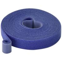 TRU COMPONENTS T24CA065 Klittenband Om te bundelen Haak- en lusdeel (l x b) 5 m x 15 mm Blauw 5 m