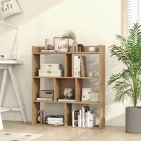 Open Boekenkast Zelfdragende Houten Boekenkast met Anti-kantelfunctie Modern Opbergmeubel