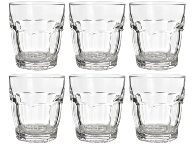 Bormioli Rocco Waterglazen Rock Bar - 270 ml - 6 stuks