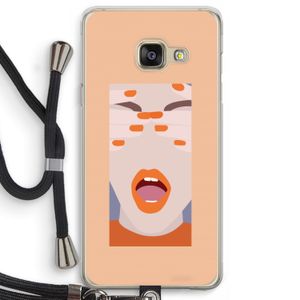 Surprise: Samsung Galaxy A3 (2016) Transparant Hoesje met koord