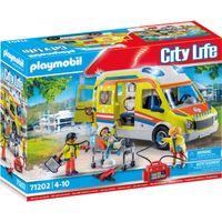 Playmobil City Life - Ambulance met licht en geluid 71202 - thumbnail
