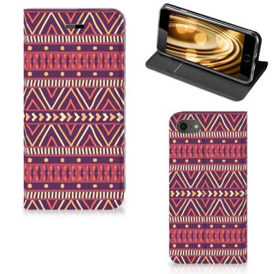 iPhone 7 | 8 | SE (2020) | SE (2022) | Hoesje met Magneet | Aztec Paars