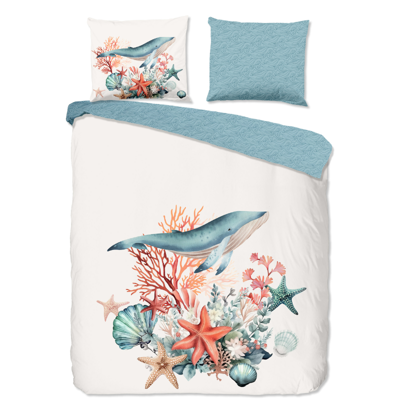 Dekbedovertrek Katoen Ocean Dieren 200x200 Cm Good Morning - Dekbed-Discounter.nl