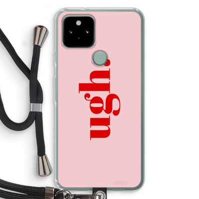 Ugh: Pixel 5 Transparant Hoesje met koord