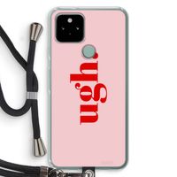Ugh: Pixel 5 Transparant Hoesje met koord