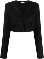 The Mannei blazer crop Terras à sequins - Noir