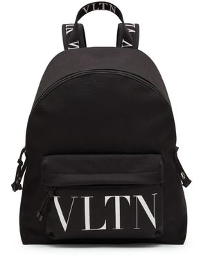 Valentino Garavani sac à dos à fermeture zippée - Noir