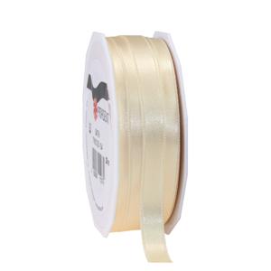 Cadeaulint/sierlint Satijn - 1 cm x 25 meter - creme white - cadeaus inpakken - decoratie