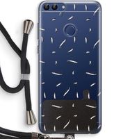 Hipster stripes: Huawei P Smart (2018) Transparant Hoesje met koord