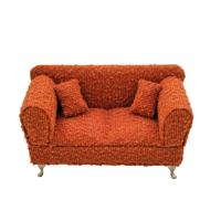 Juwelenkistje Versa Rood Polyester Metaal Spiegel Hout MDF 9,5 X 12,5 X 23,5 CM Sofa