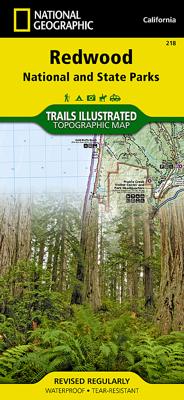 Wandelkaart 218 Redwood National & State Parks | National Geographic