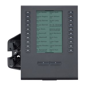 Auerswald COMfortel D-XT20i Uitbreidingsmodule systeemtelefoon TFT/LCD-kleurendisplay Zwart