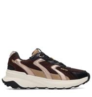 Maruti Dora Leather black brown sneakers Mesh Dames