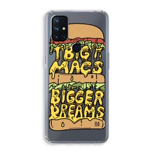 Big Macs Bigger Dreams: OnePlus Nord N10 5G Transparant Hoesje