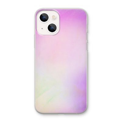 Flow mist pastel: iPhone 13 mini Transparant Hoesje