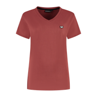 Dames - MV T-shirt - Burgundy - Essentials - Max Verstappen