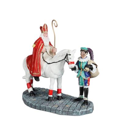Sinterklaas, Piet and Ozosnel l10xb5,5xh9,5 cm - Luville