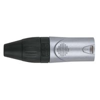 DAP XLR plug X-type 3p male zilver met kleurring - thumbnail