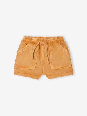 Babysweater met vintage-effect okergeel